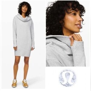 Lululemon Along The Way Dress grey NWT XS